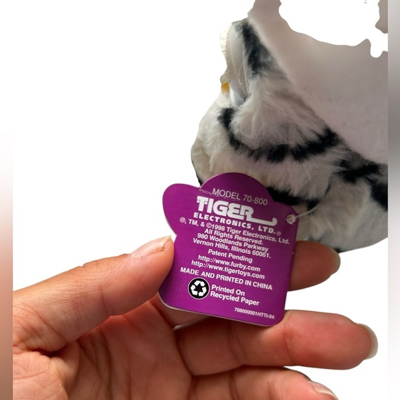 Nwt Tiger Electronics Vintage 1998 Zebra Furby (Non Working) - Picture 6 of 6
